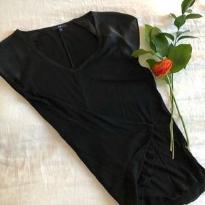 GAP satin cap sleeve tee